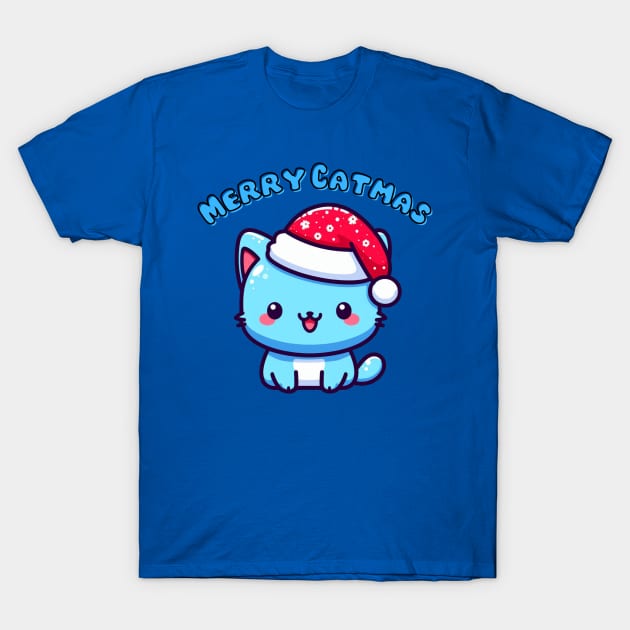 Cute catmas cat T-Shirt by Japanese Fever